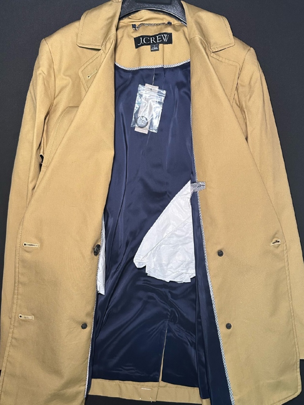 J Crew Cropped Icon Trench Coat - Picture 7 of 11